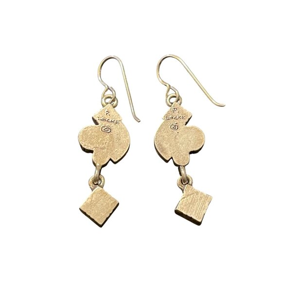 Patricia Locke Silver-Tone Drop Crystal Handmade Earrings - Picture 4 of 4